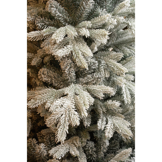 Sapin de Noël Artificiel Grimshaw - H215 x Ø152 cm - Vert Givré