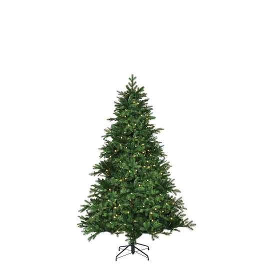 Sapin de Noël Artificiel Brampton avec Éclairage LED - H155 x Ø107 cm - Vert