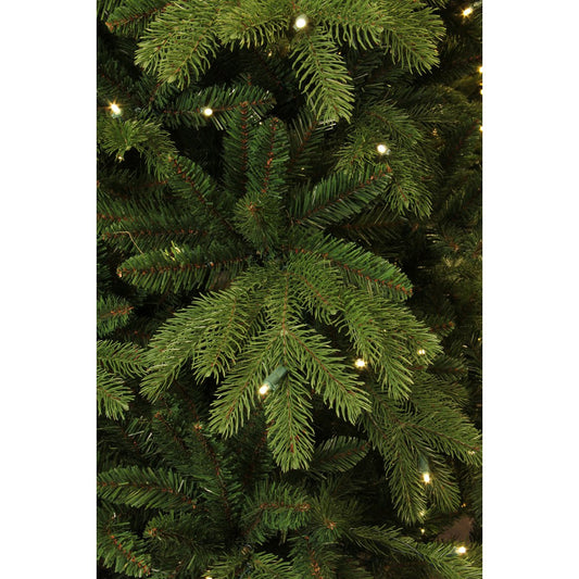 Sapin de Noël Artificiel Brampton avec Éclairage LED - H155 x Ø107 cm - Vert