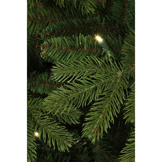 Sapin de Noël Artificiel Brampton avec Éclairage LED - H215 x Ø142 cm - Vert