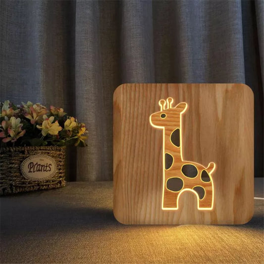 Lampe de Chevet Enfant Girafe.