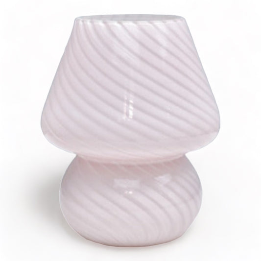 Lampe de Chevet Champignon Verre.