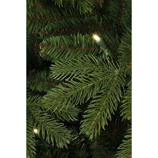 Sapin de Noël Artificiel Brampton Slim avec Éclairage LED - H185 x Ø114 cm - Vert