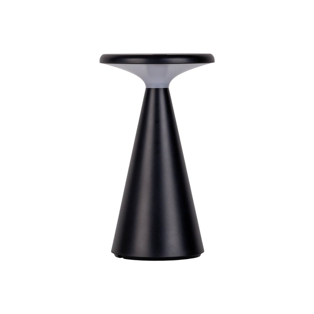 Lampe de table de batterie solaire légère PALU - Noir pour Extérieur et Intérieur