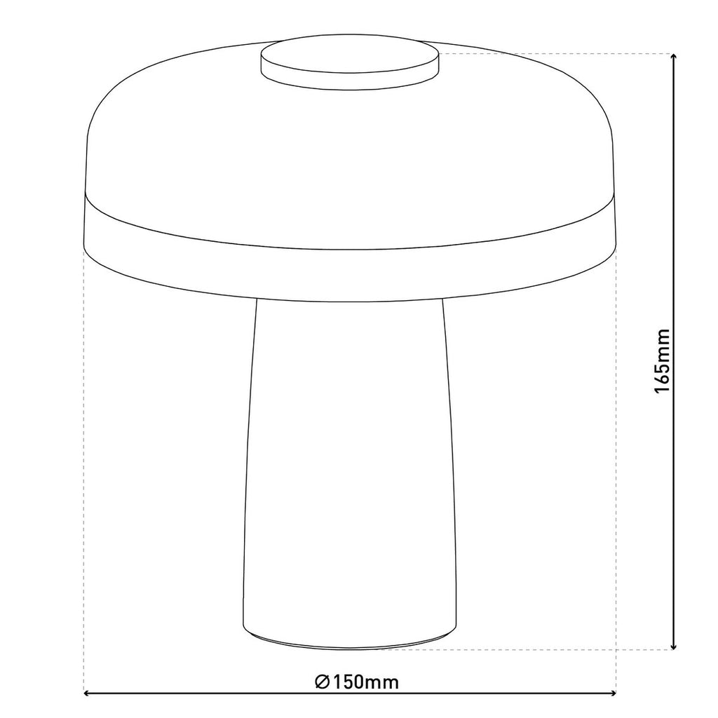 Lampe de table sans fil PILU - Blanche