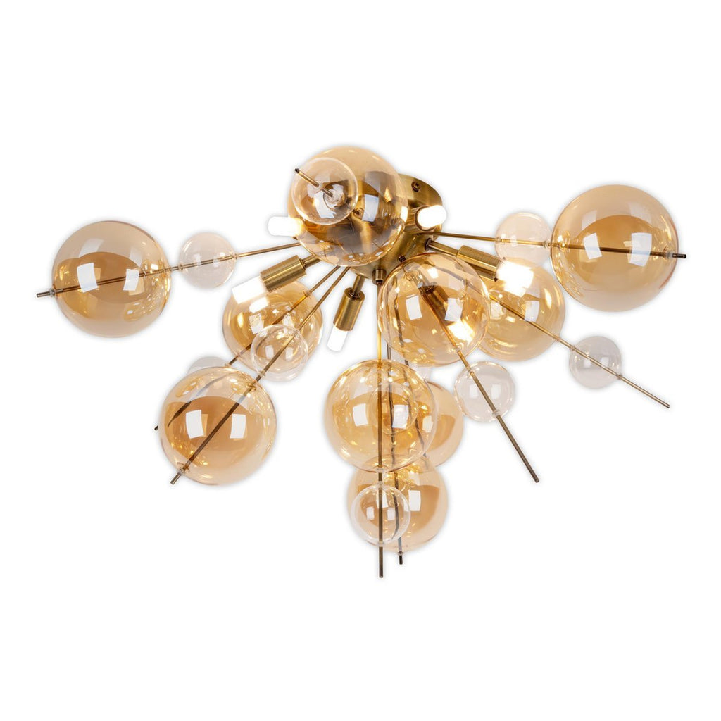 Plafonnier "Explosion" Amber
