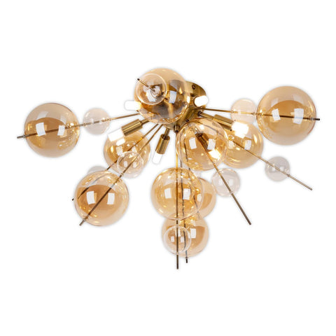Plafonnier "Explosion" Amber