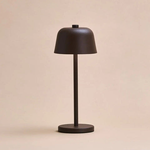 Lampe de table rechargeable Anton Moka Marron | Éclairage élégant et sans fil