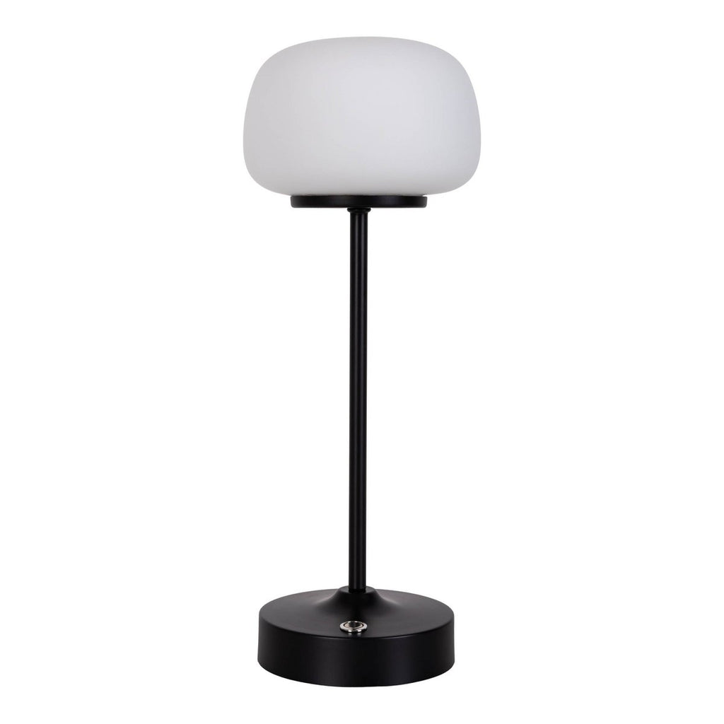 Batterie à LED / lampe de table "Pina" - Noir