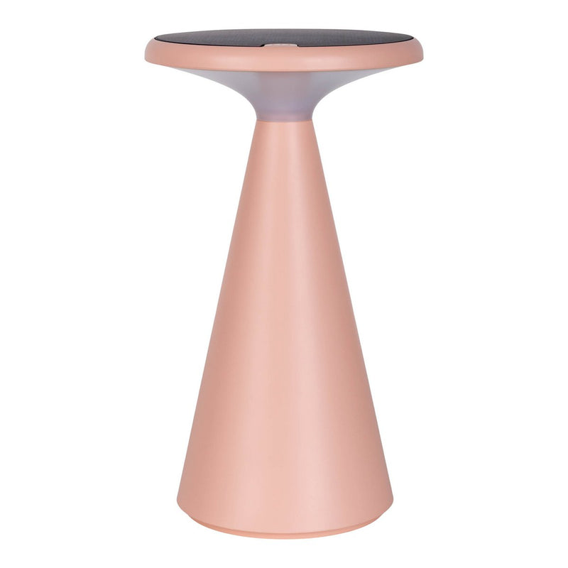Lampe de table de batterie solaire légère PALU - Rose pour Extérieur et Intérieur