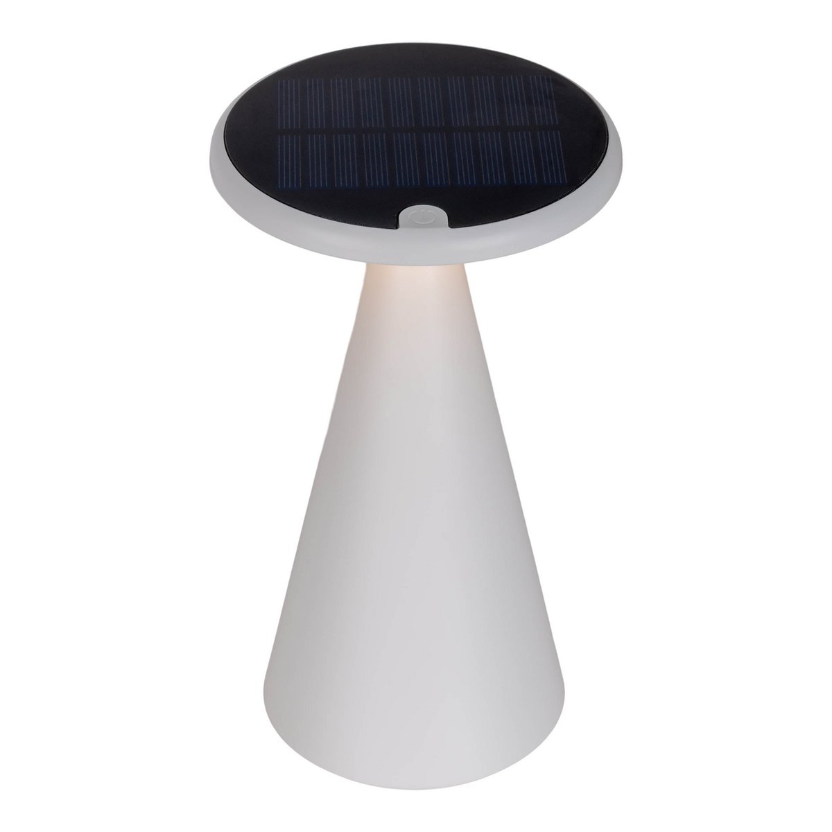 Lampe de table de batterie solaire légère PALU - Blanc pour Extérieur et Intérieur