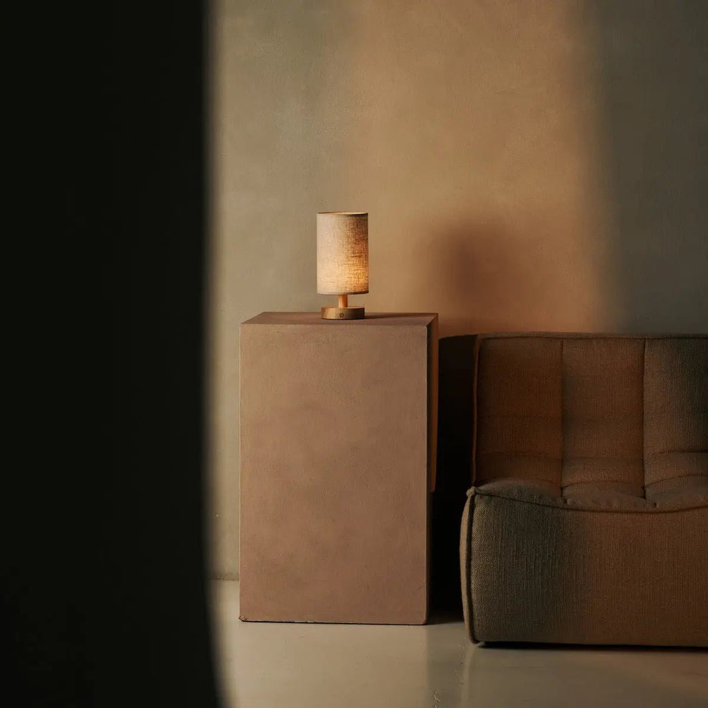 Ben Brown Blowen Brown Dark Brown Lampe - rechargeable, dimmable, USB-C à alimentation