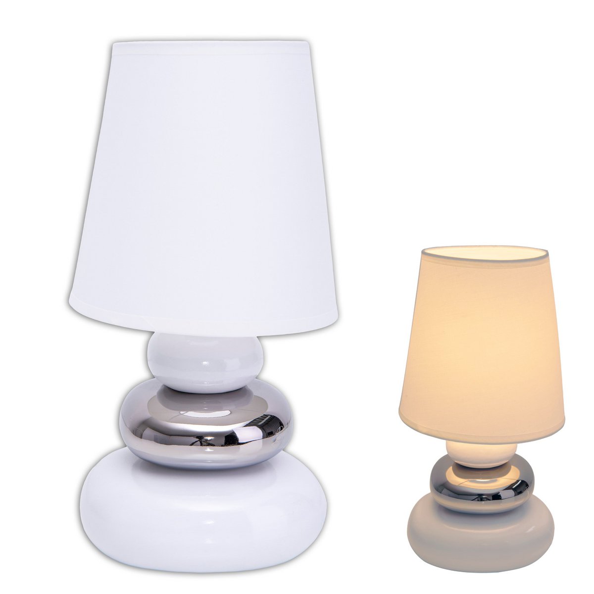 Lampe de chevet en céramique "Stoney"