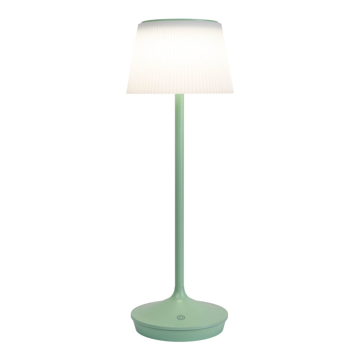 Lampe de batterie solaire "Emmi"  - Menthe et blanc