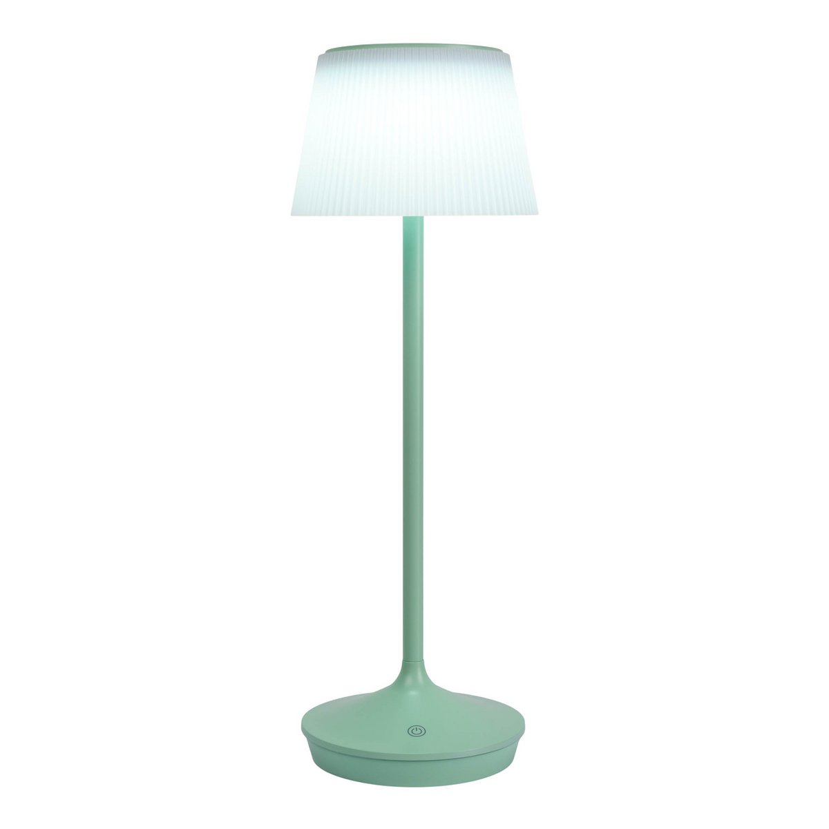 Lampe de batterie solaire "Emmi"  - Menthe et blanc