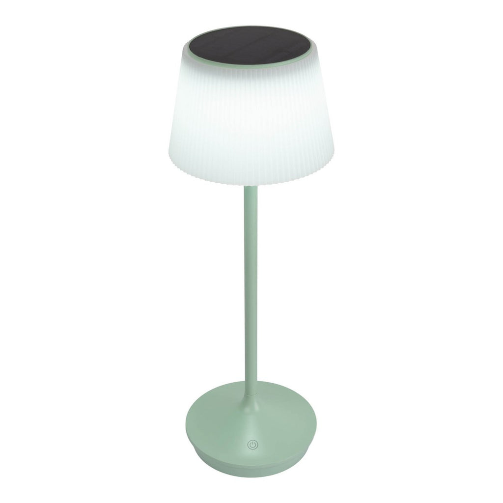 Lampe de batterie solaire "Emmi"  - Menthe et blanc