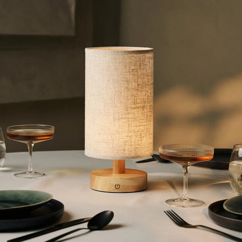Ben Brown Blowen Brown Dark Brown Lampe - rechargeable, dimmable, USB-C à alimentation