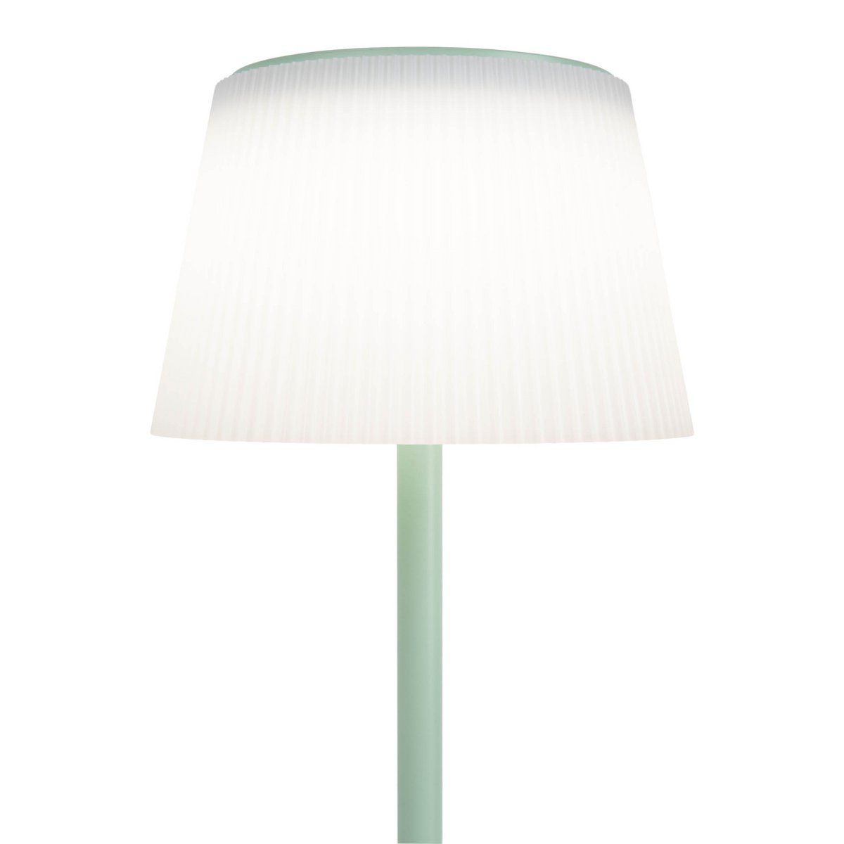 Lampe de batterie solaire "Emmi"  - Menthe et blanc