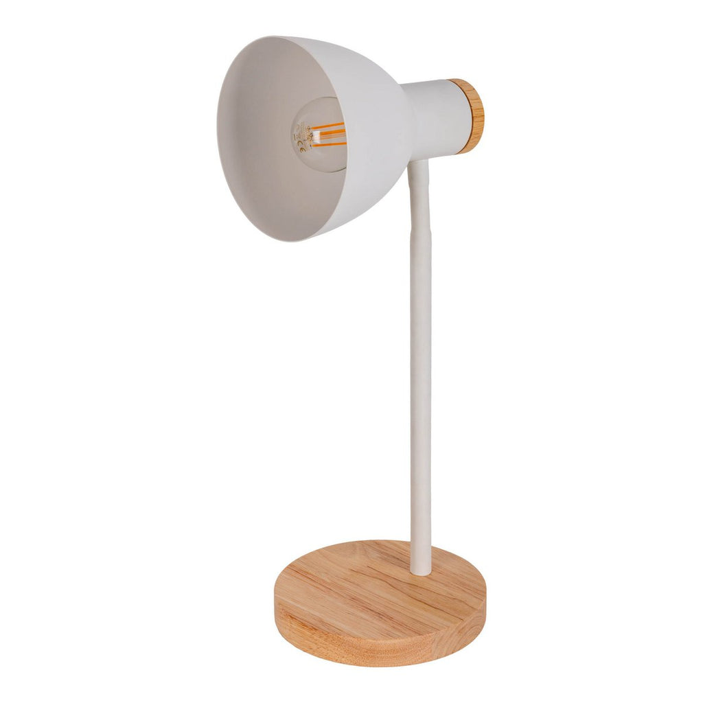 Lampe de bureau "Marie" en métal et en bois