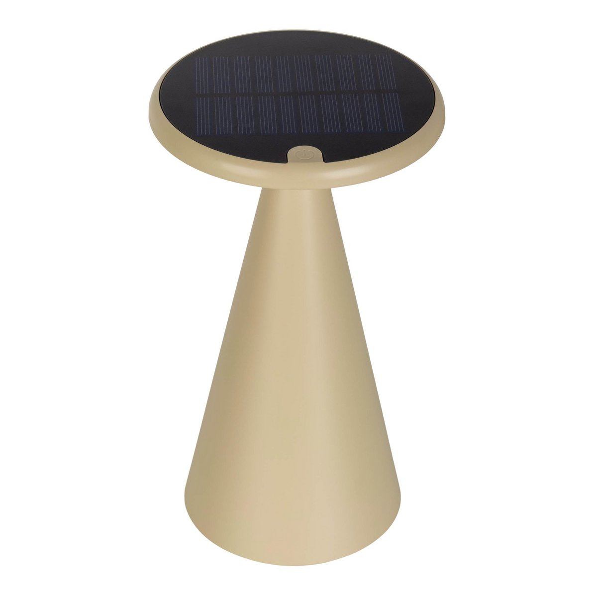 Lampe de table de batterie solaire Palu - Beige  pour Extérieur et Intérieur