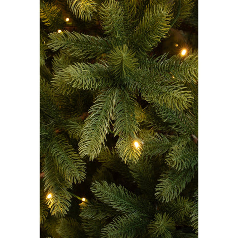 Sapin de Noël Artificiel Nagoya avec éclairage LED Blanc Chaud - H240 x Ø138 cm - Vert