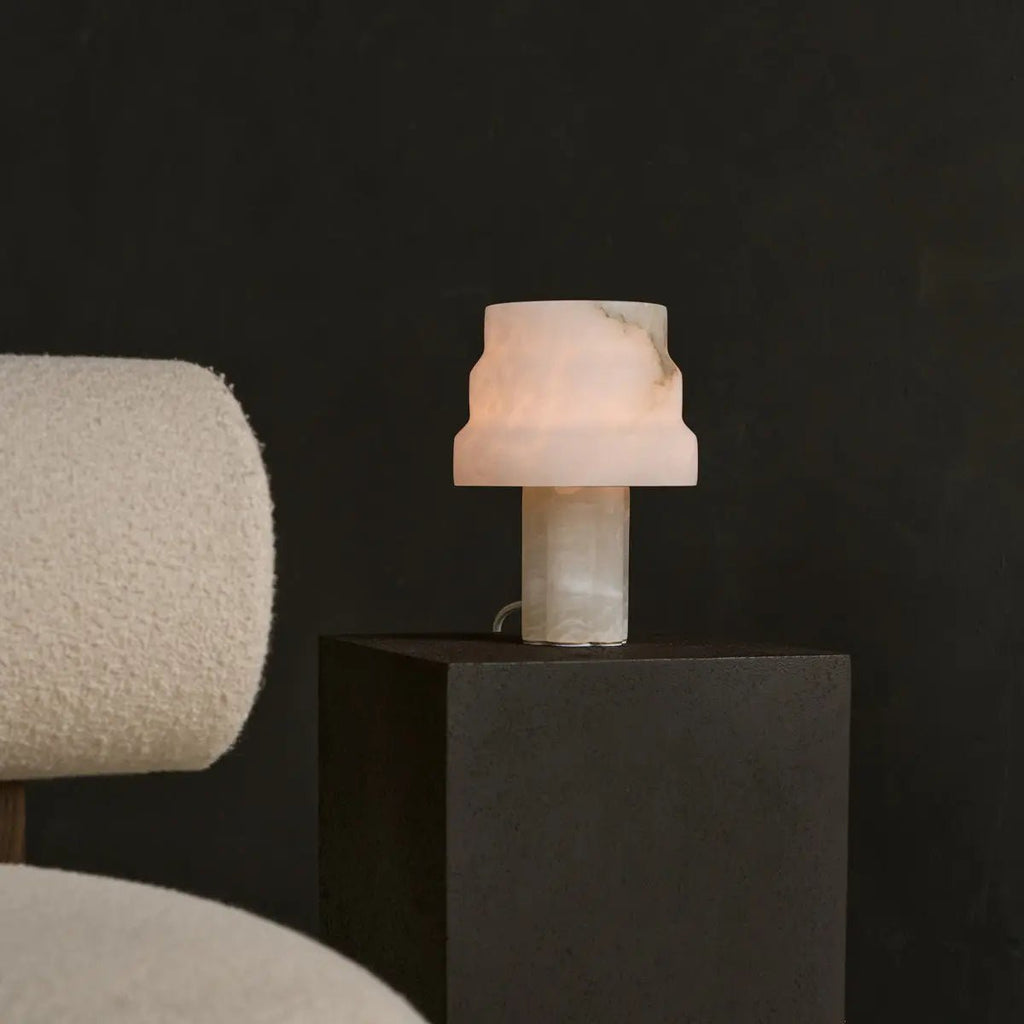 Lampe Alessandra Albâtre | Éclairage moderne et élégant pour les intérieurs