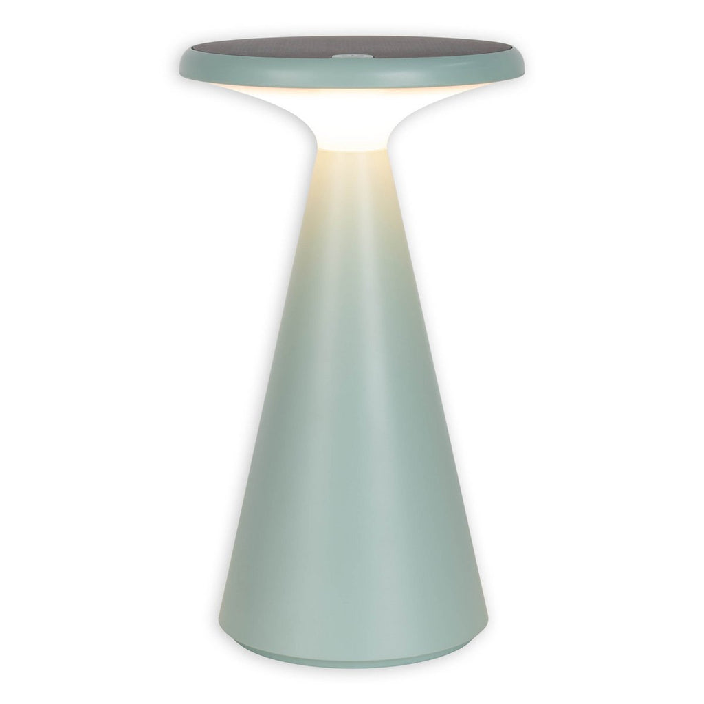 Lampe de table de batterie solaire légère PALU - Vert pour Extérieur et Intérieur