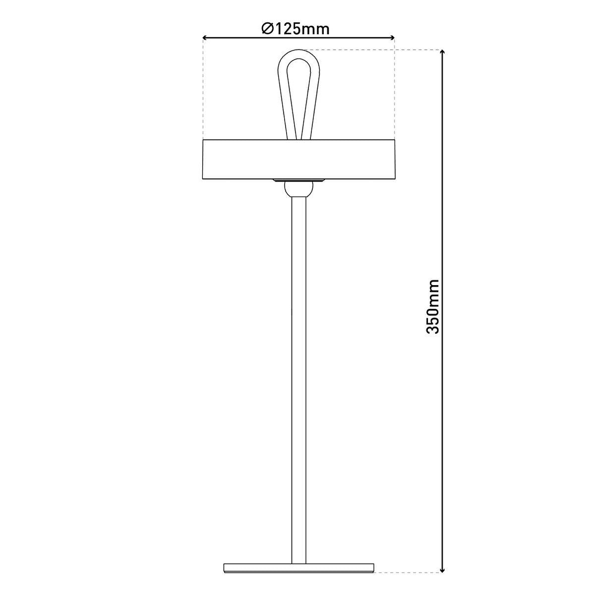 Lampe de table pour extérieur et l'intérieur