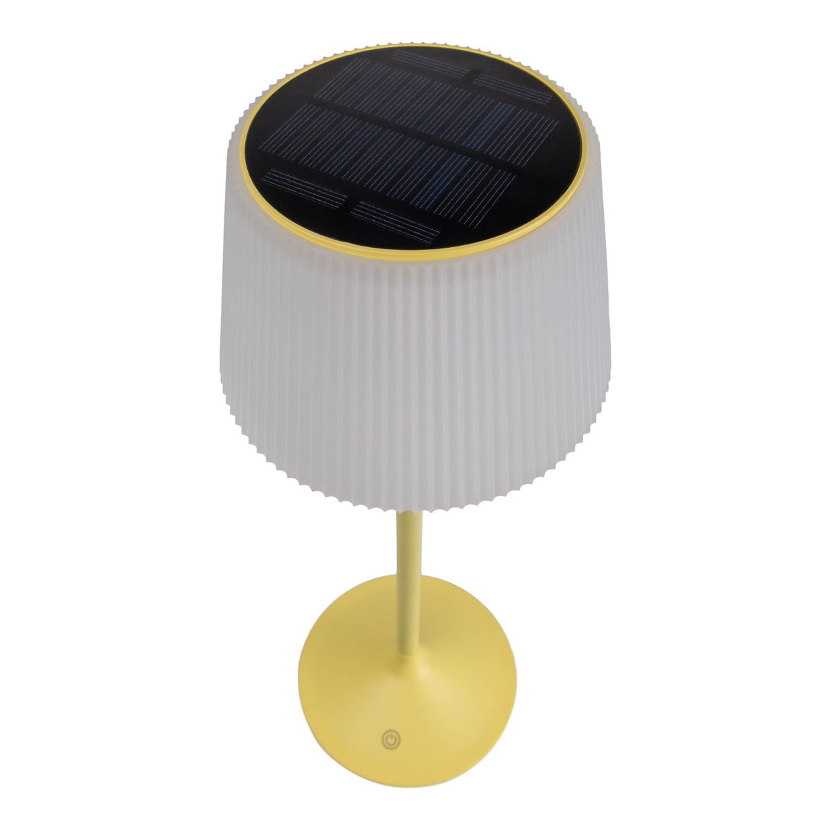 Lampe de batterie solaire "Emmi" - Jaune et blanc