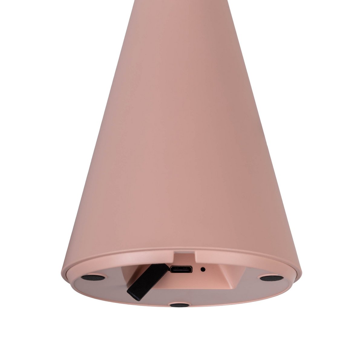Lampe de table de batterie solaire légère PALU - Rose pour Extérieur et Intérieur