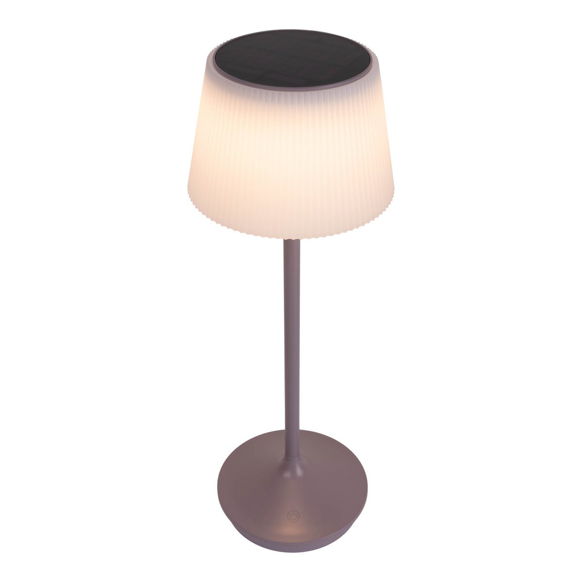 Lampe de batterie solaire "Emmi"  - Violet et blanc