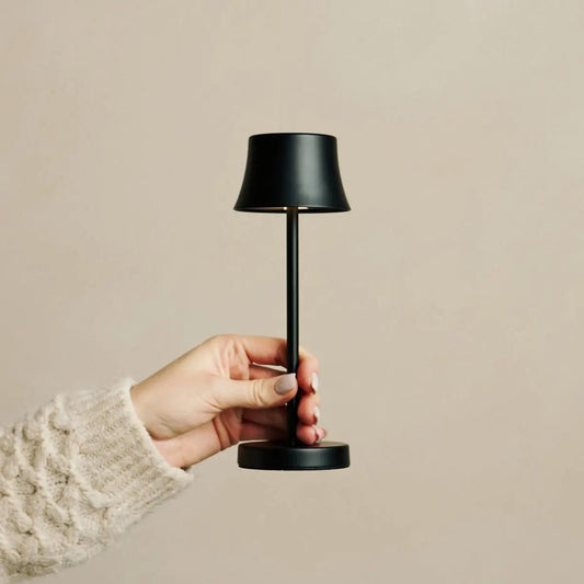 Combi Set Professional - 4 x de Pijp Mini Midnight Black Rechargeable Table Lampes et 1 X Amstel Wireless Station Wireles