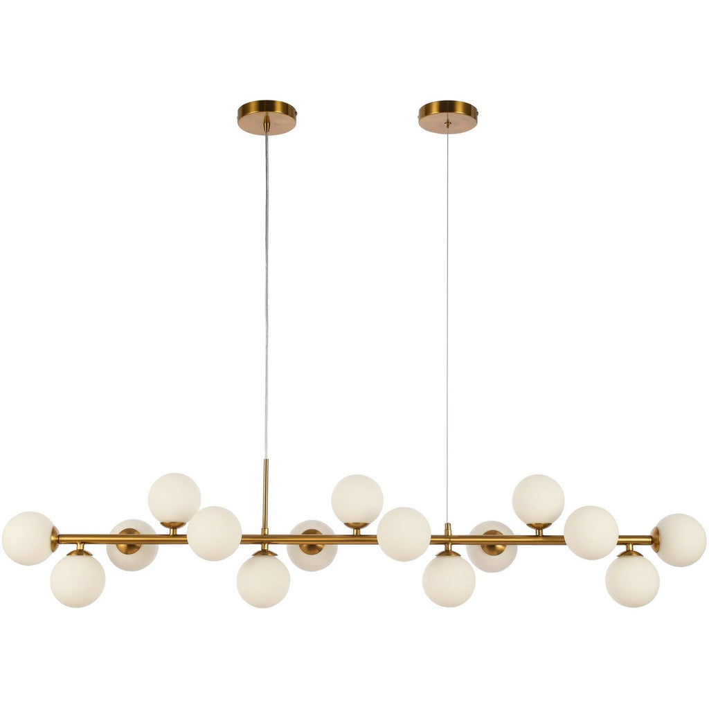 Suspension "Nancy White Gold"