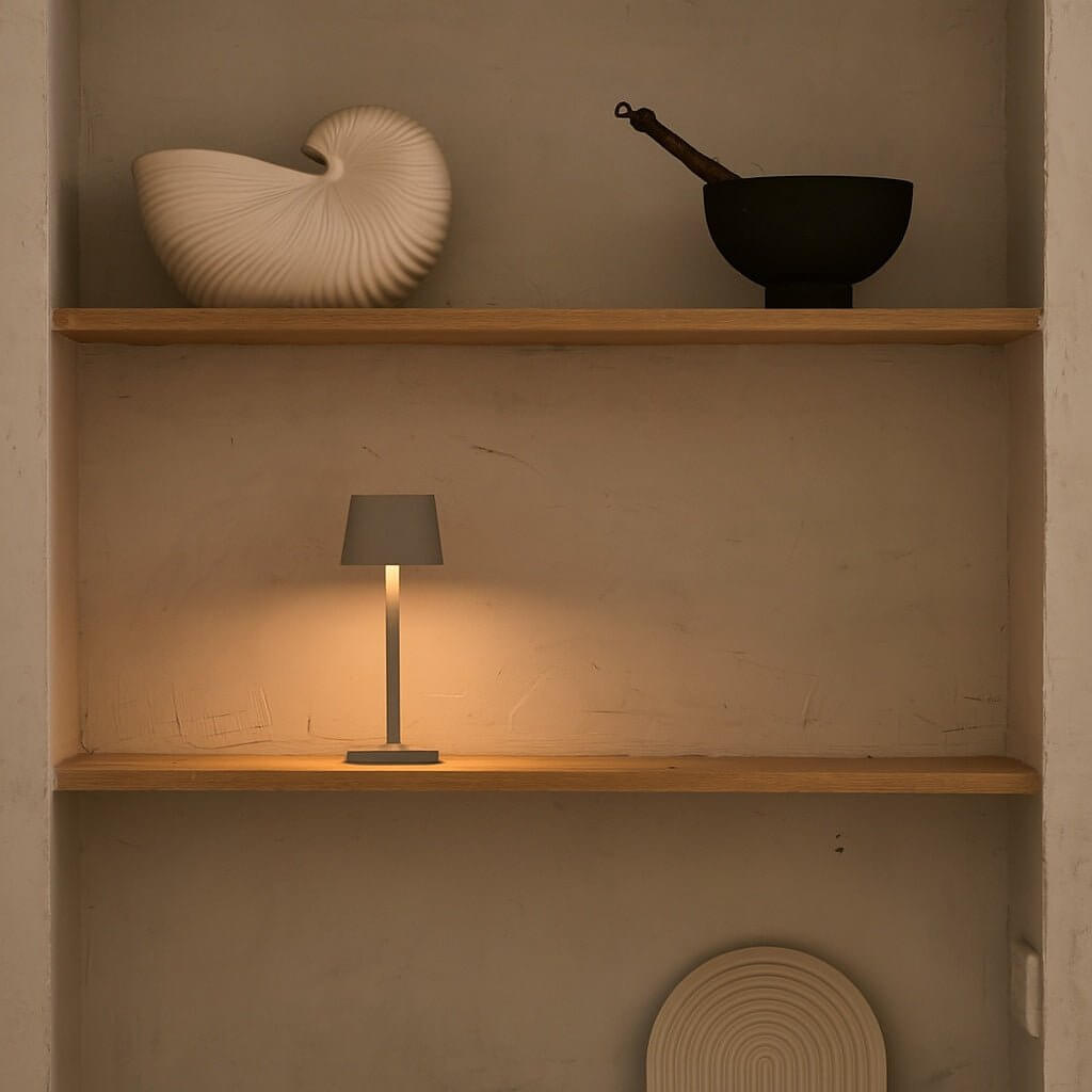 Ava Shadow Gray - lampe de table rechargeable