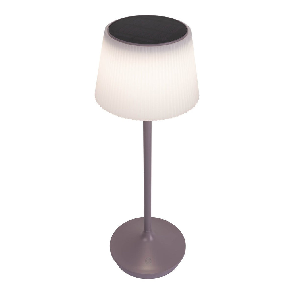 Lampe de batterie solaire "Emmi"  - Violet et blanc