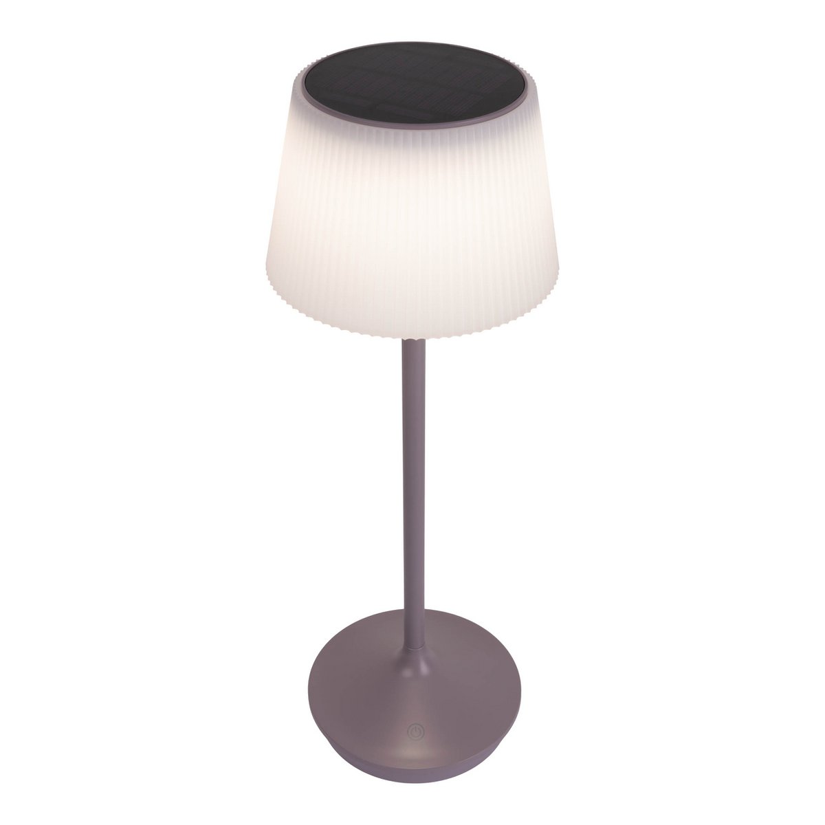 Lampe de batterie solaire "Emmi"  - Violet et blanc