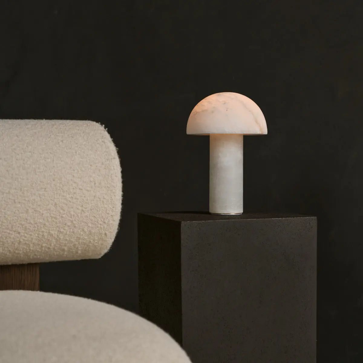 Lampe en albâtre élégante Francesco – Éclairage de luxe fabriqué à la main