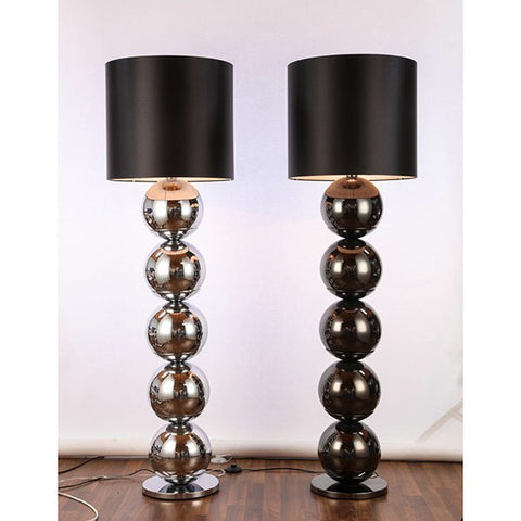 Lampe sur Pied Ampoule XL - Chrome.