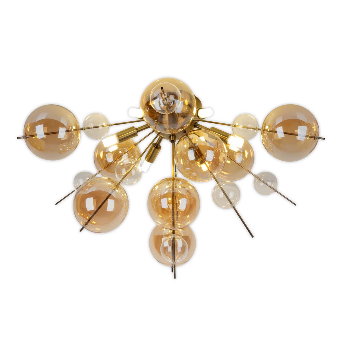 Plafonnier "Explosion" Amber