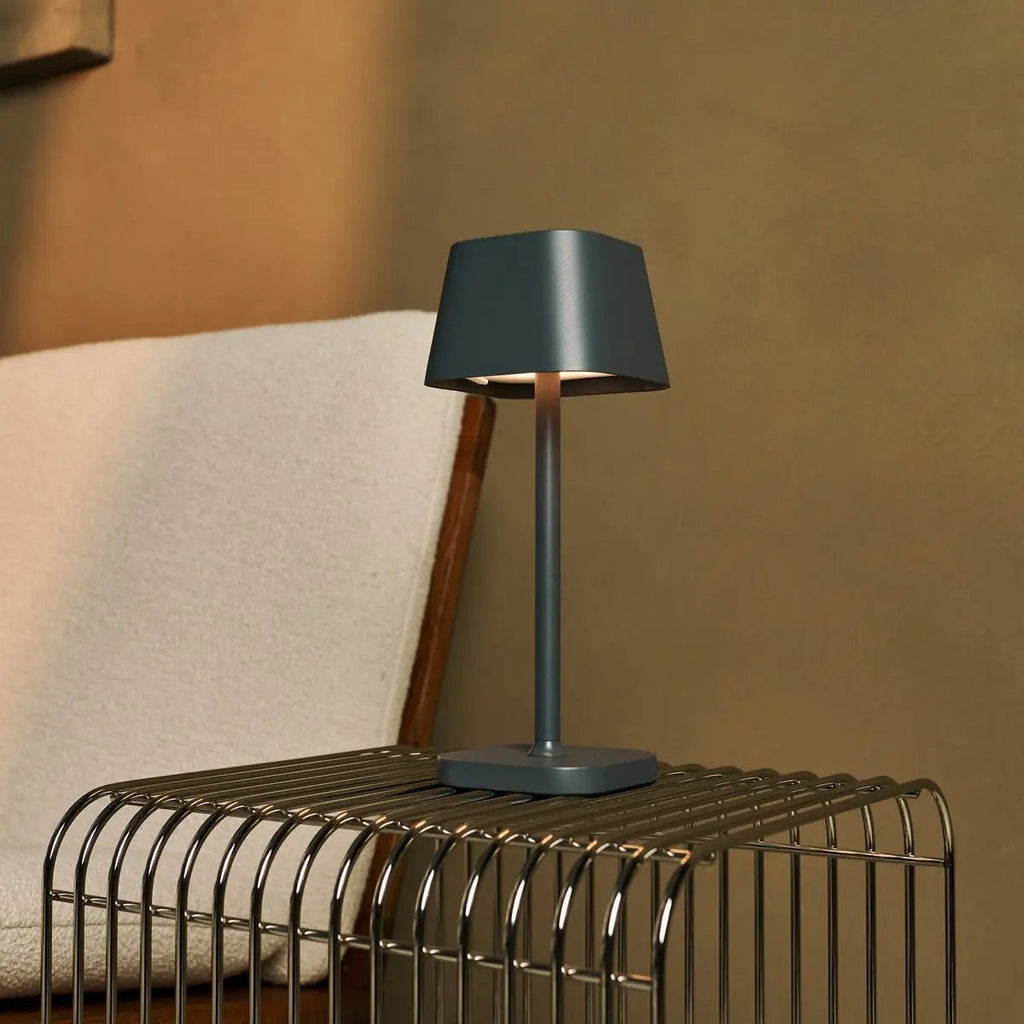 Ava Stone Grey - lampe de table rechargeable | Lampe élégante et sans fil
