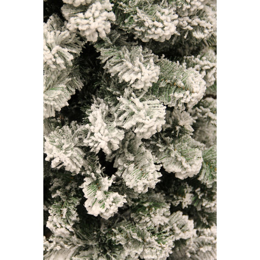 Sapin de Noël Artificiel Millington - H230 x Ø127 cm - Vert Givré