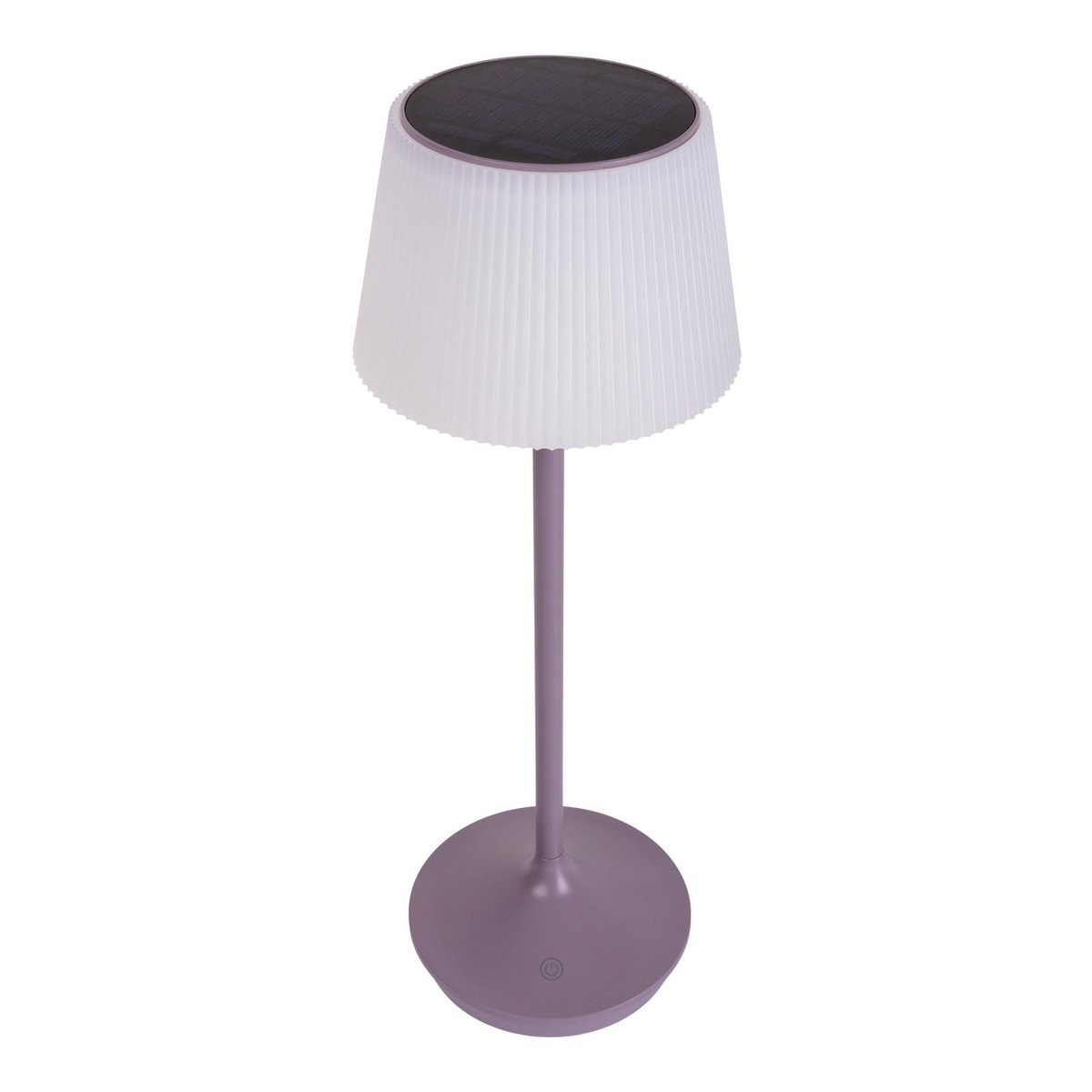 Lampe de batterie solaire "Emmi"  - Violet et blanc