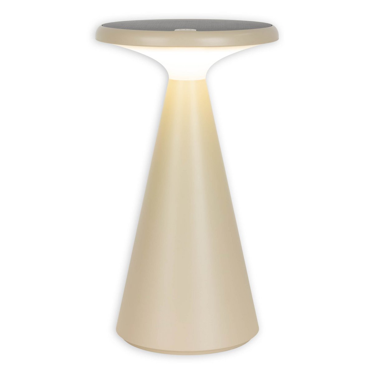 Lampe de table de batterie solaire "Palu" - Beige