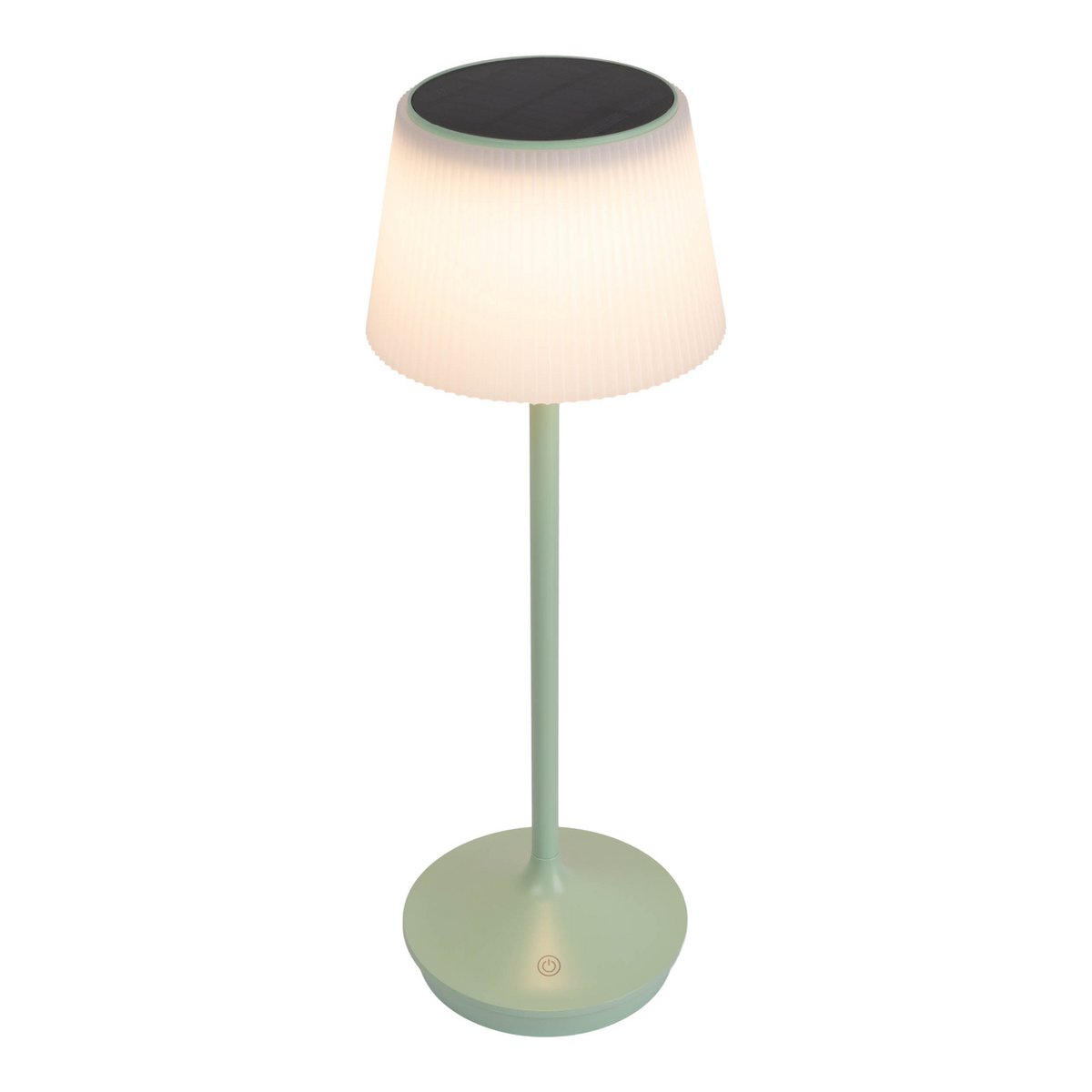 Lampe de batterie solaire "Emmi"  - Menthe et blanc