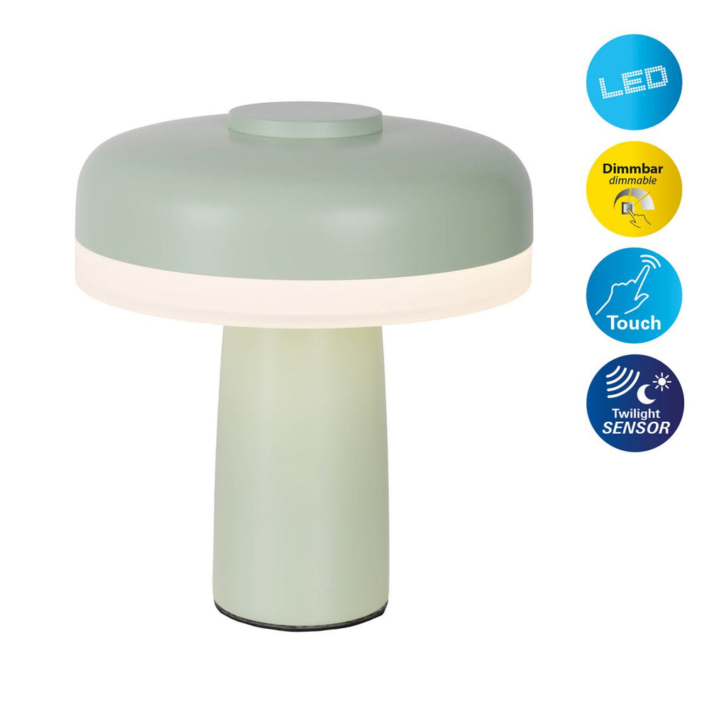 Lampe de table sans fil PILU - Vert