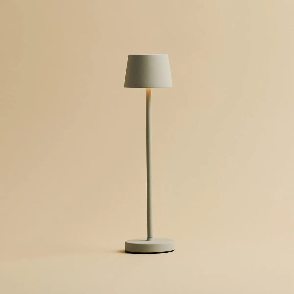 Vondel Mini Shadow Grey Grey Rechargeable et lampe sans fil parfaite pour l'industrie hôtelière - sans fil rechargeable via la station de charge