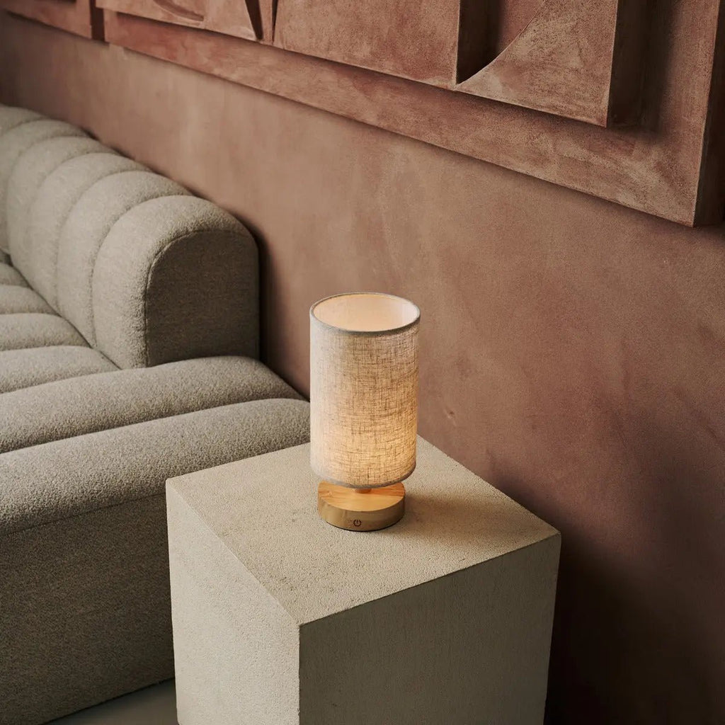 Ben Brown Blowen Brown Dark Brown Lampe - rechargeable, dimmable, USB-C à alimentation