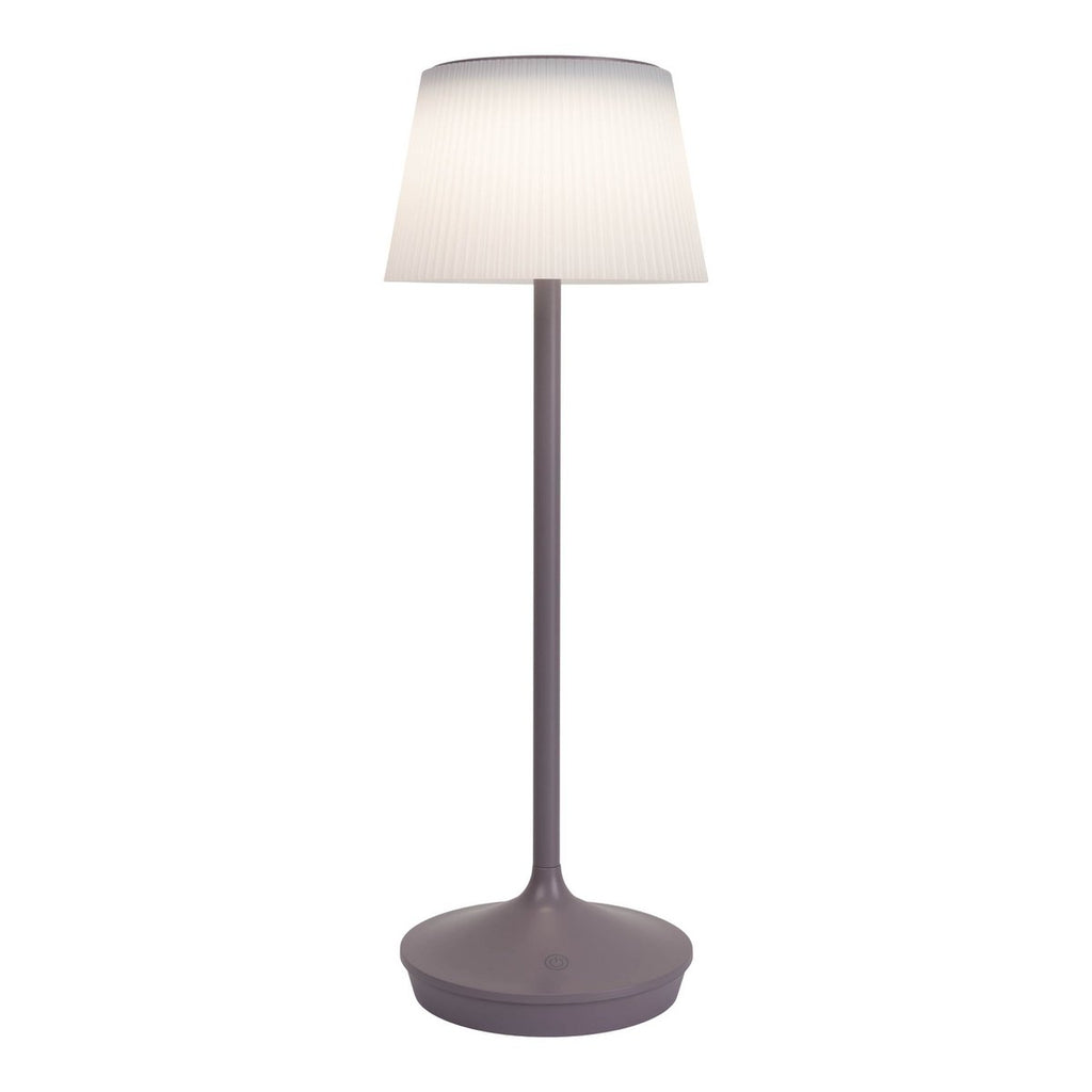 Lampe de batterie solaire "Emmi"  - Violet et blanc