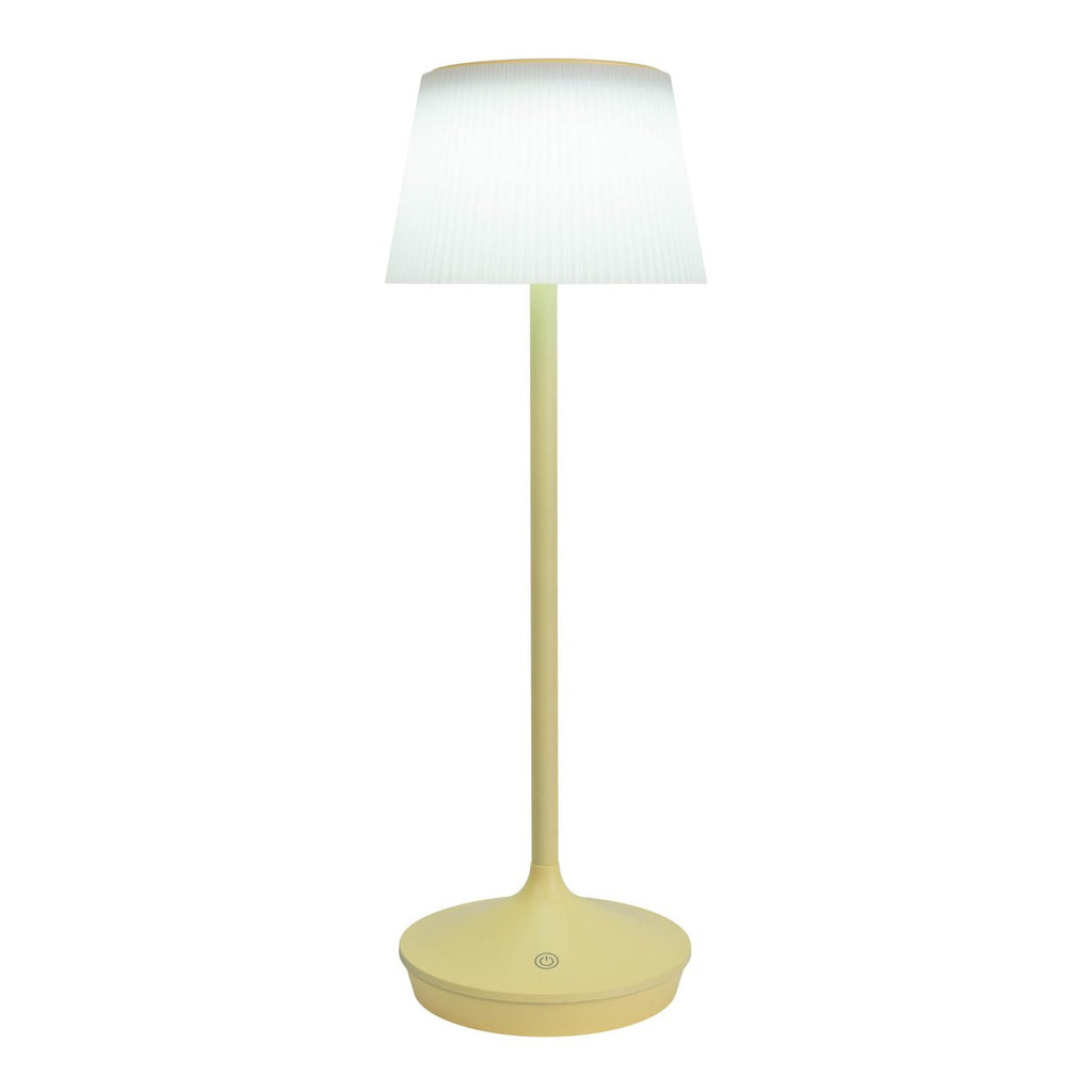 Lampe de batterie solaire "Emmi" - Jaune et blanc