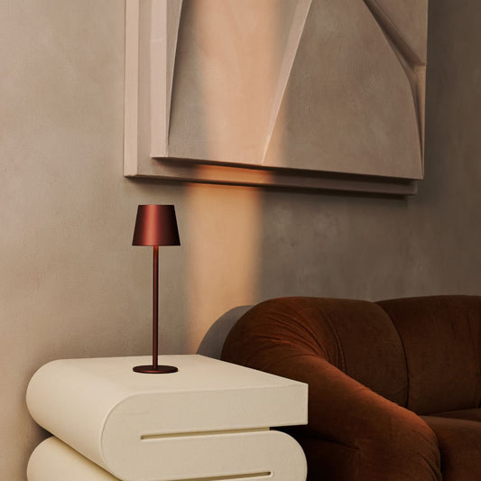 Bronze Jasper - lampe sans fil avec batterie L métal, malin et 3 étapes lumineuses